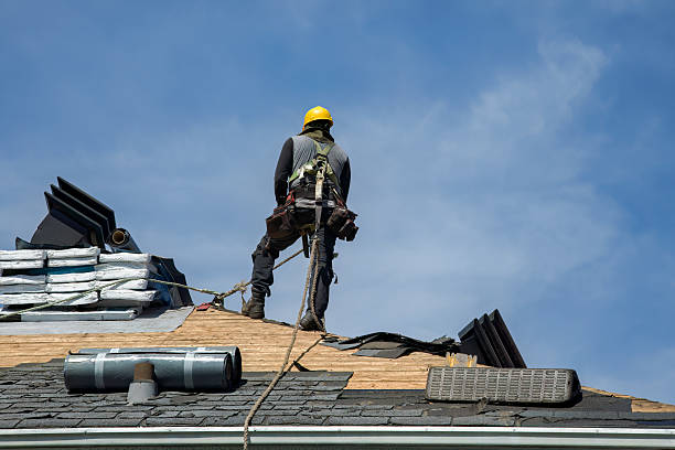 Professional Metal Roofing technician working in Chemung, NY
